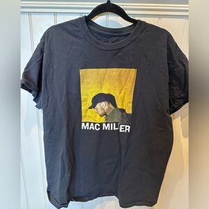 MAC MILLER BOYS Extra Large Black Tee Shirt Yellow Graphic Mac Miller